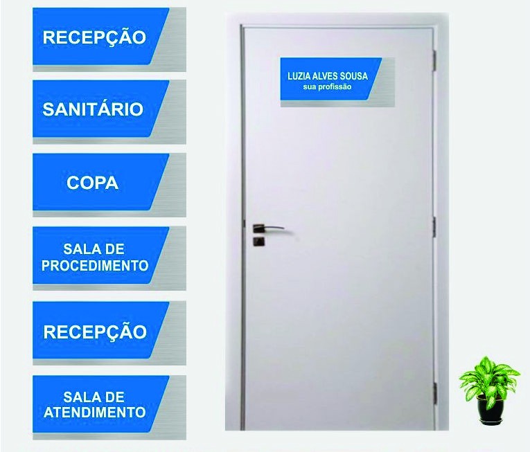 Placa PVC - Local - 30x10